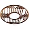 Ekena Millwork Empire Architectural Grade PVC Pierced Ceiling Medallion, Antiqued Copper, 16"OD x 5 7/8"ID x 1/2"P CMPP16EPACO - alternate 3